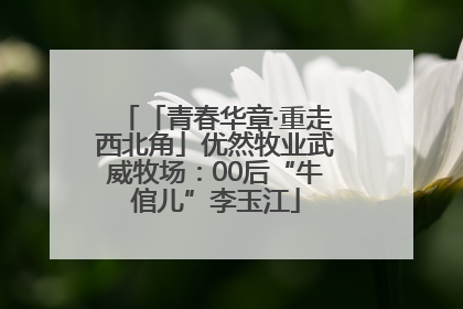 「青春华章·重走西北角」优然牧业武威牧场：00后“牛倌儿”李玉江