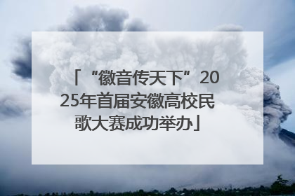 “徽音传天下”2025年首届安徽高校民歌大赛成功举办