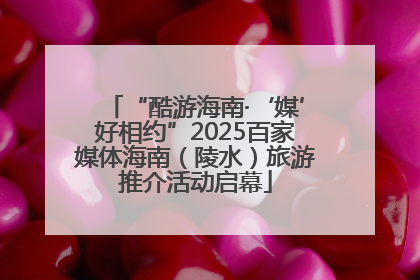 “酷游海南·‘媒’好相约”2025百家媒体海南（陵水）旅游推介活动启幕