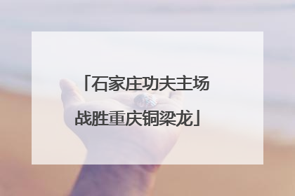 石家庄功夫主场战胜重庆铜梁龙