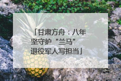 甘肃方舟：八年坚守护“兰马” 退役军人写担当