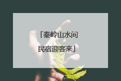 秦岭山水间 民宿迎客来