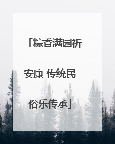 粽香满园祈安康 传统民俗乐传承