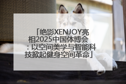 绝影XENJOY亮相2025中国体博会：以空间美学与智能科技掀起健身空间革命