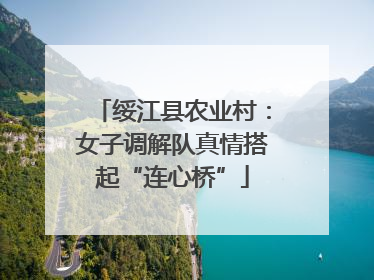 绥江县农业村：女子调解队真情搭起“连心桥”
