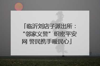 临沂刘店子派出所：“邻家义警”织密平安网 警民携手暖民心