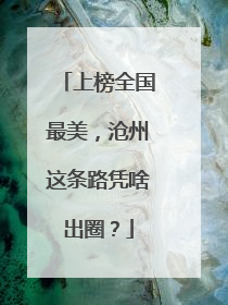 上榜全国最美，沧州这条路凭啥出圈？