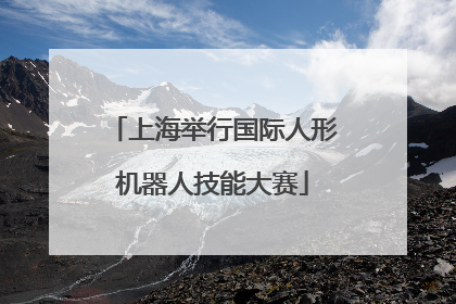 上海举行国际人形机器人技能大赛