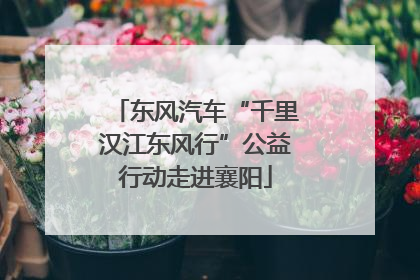东风汽车“千里汉江东风行”公益行动走进襄阳
