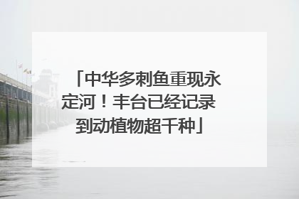 中华多刺鱼重现永定河！丰台已经记录到动植物超千种