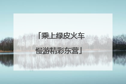 乘上绿皮火车 慢游精彩东营
