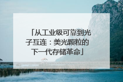 从工业级可靠到光子互连：美光颗粒的下一代存储革命