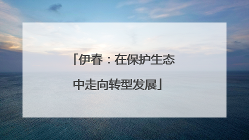 伊春：在保护生态中走向转型发展