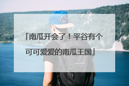 南瓜开会了！平谷有个可可爱爱的南瓜王国