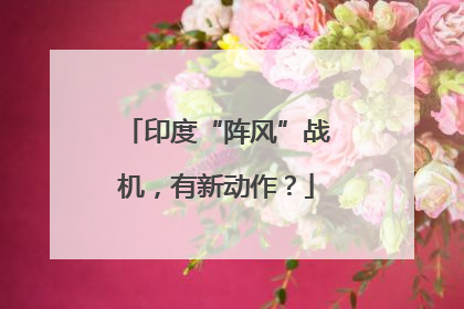 印度“阵风”战机，有新动作？
