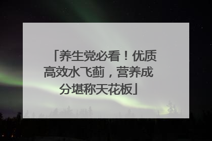 养生党必看！优质高效水飞蓟，营养成分堪称天花板