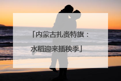 内蒙古扎赉特旗：水稻迎来插秧季