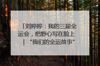 刘婷婷：我的三届全运会，把野心写在脸上｜“我们的全运故事”全民征文大赛