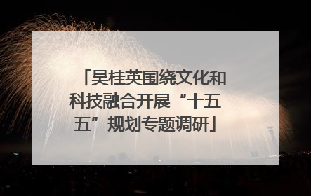 吴桂英围绕文化和科技融合开展“十五五”规划专题调研
