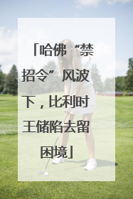 哈佛“禁招令”风波下，比利时王储陷去留困境