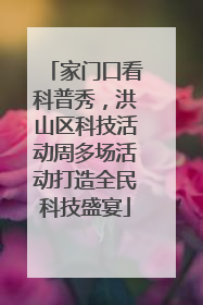 家门口看科普秀，洪山区科技活动周多场活动打造全民科技盛宴