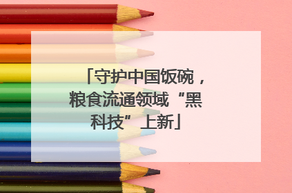 守护中国饭碗，粮食流通领域“黑科技”上新