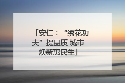 安仁：“绣花功夫”提品质 城市焕新惠民生