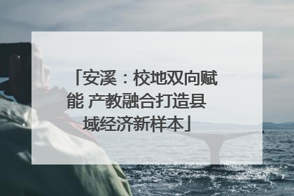 安溪：校地双向赋能 产教融合打造县域经济新样本