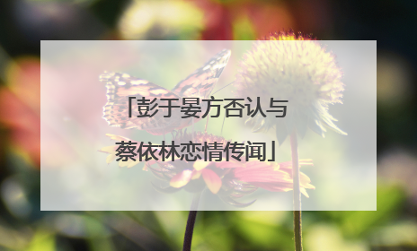 彭于晏方否认与蔡依林恋情传闻