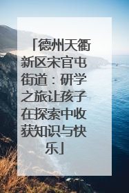 德州天衢新区宋官屯街道：研学之旅让孩子在探索中收获知识与快乐