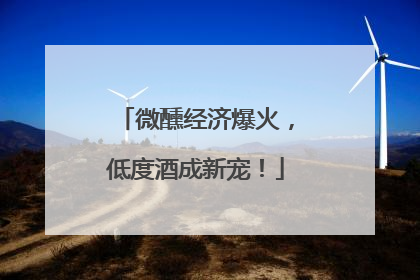 微醺经济爆火，低度酒成新宠！