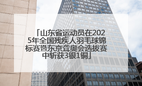 山东省运动员在2025年全国残疾人羽毛球锦标赛暨东京聋奥会选拔赛中斩获3银1铜