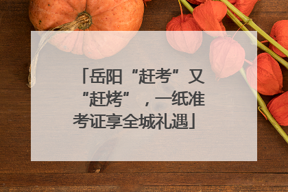 岳阳“赶考”又“赶烤”，一纸准考证享全城礼遇
