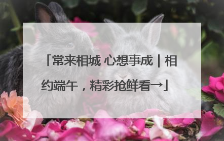 常来相城 心想事成｜相约端午，精彩抢鲜看→