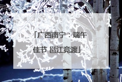 广西南宁：端午佳节 邕江竞渡