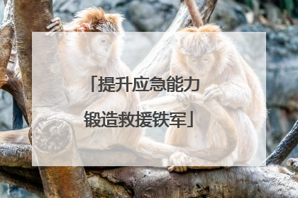 提升应急能力 锻造救援铁军