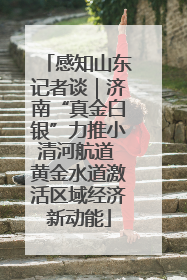 感知山东记者谈｜济南“真金白银”力推小清河航道 黄金水道激活区域经济新动能