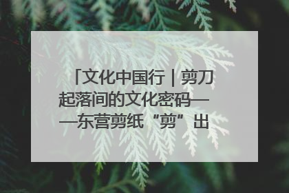 文化中国行｜剪刀起落间的文化密码——东营剪纸“剪”出非遗传承与现代生活的融合之道
