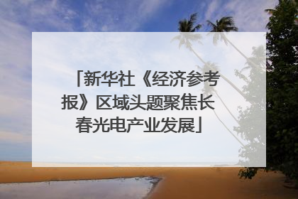 新华社《经济参考报》区域头题聚焦长春光电产业发展