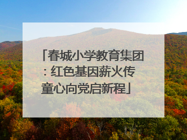 春城小学教育集团：红色基因薪火传 童心向党启新程