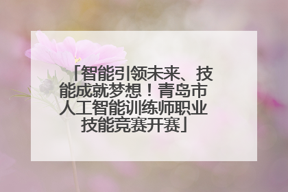 智能引领未来、技能成就梦想！青岛市人工智能训练师职业技能竞赛开赛