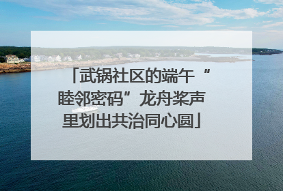 武锅社区的端午“睦邻密码”龙舟桨声里划出共治同心圆
