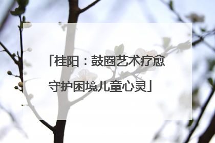 桂阳：鼓圈艺术疗愈守护困境儿童心灵