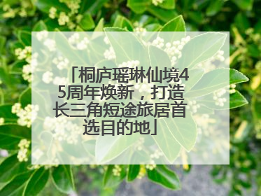 桐庐瑶琳仙境45周年焕新，打造长三角短途旅居首选目的地