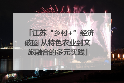 江苏“乡村+”经济破圈 从特色农业到文旅融合的多元实践