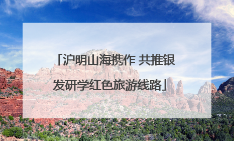 沪明山海携作 共推银发研学红色旅游线路