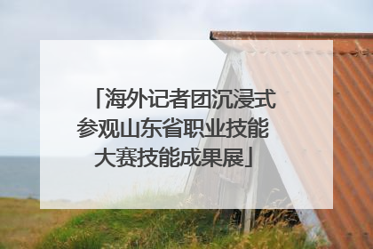 海外记者团沉浸式参观山东省职业技能大赛技能成果展