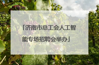 济南市总工会人工智能专场招聘会举办