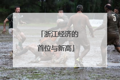 浙江经济的首位与新高