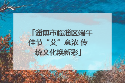 淄博市临淄区端午佳节“艾”意浓 传统文化焕新彩